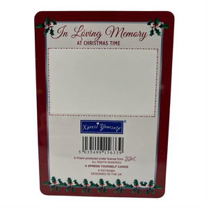 InLovingMemoryofNanandGrandadChristmasGravesideKeepsakeCard