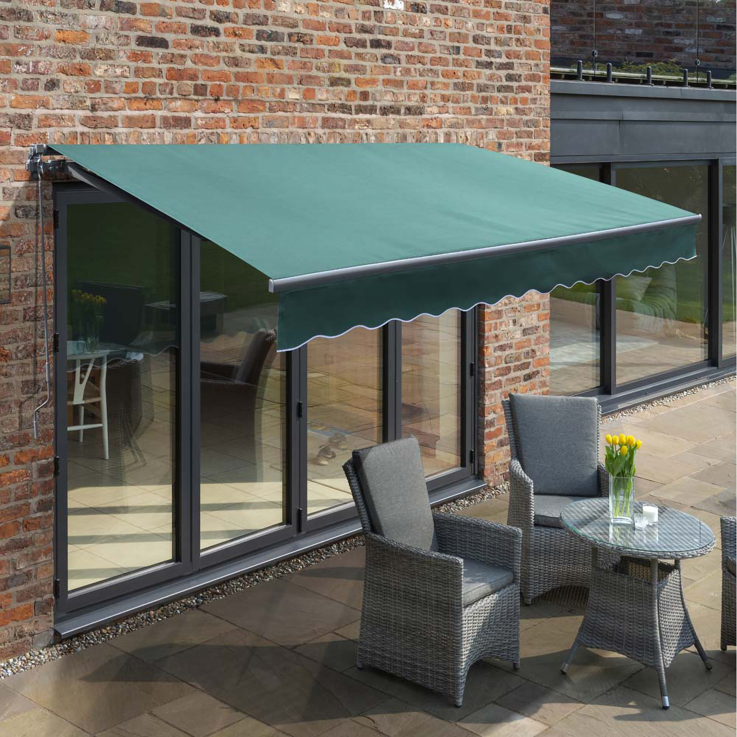 Image of Retractable Aluminium Awning 3m x 2.5m&hellip;