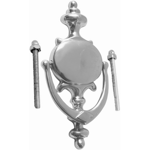 Champion Victorian Door Knocker - 178mm, Polished Chrome