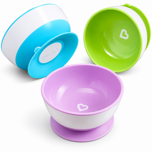 Munchkin Stay-Put Suction Bowls 3 Pack