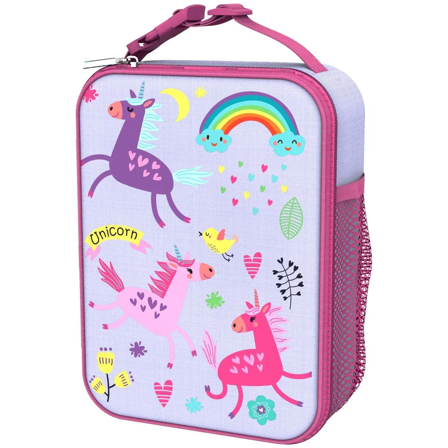 ION8 Kids Lunch Bag, Insulated, Unicorns, Medium - Image 6