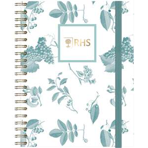 RHS Spiral Notebook, Chinoiserie, 190 Pages, 80gsm Paper, Writing Pad