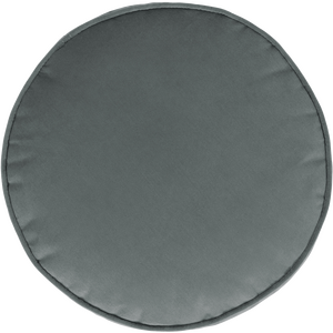 Grey icon Milano Round Velvet Pouffe shot 19506899