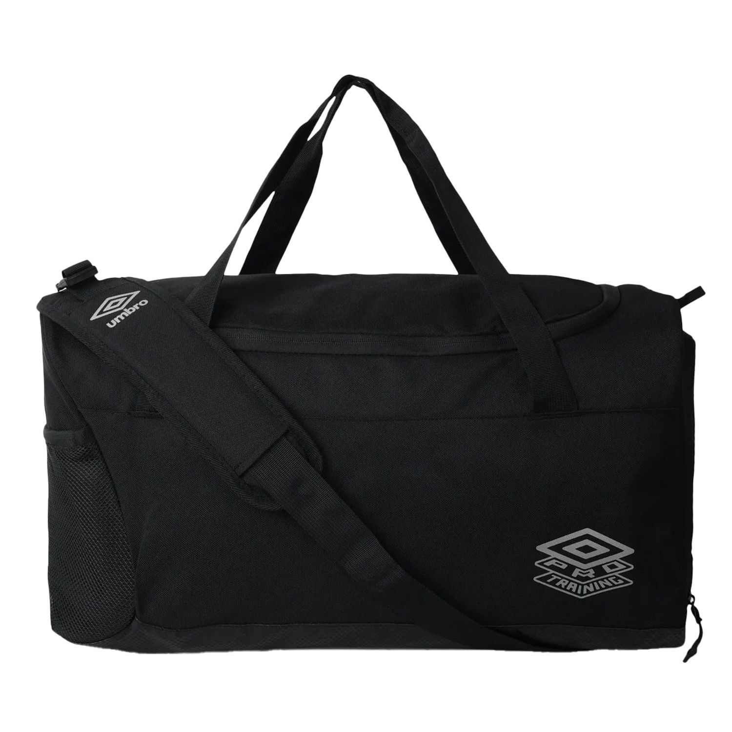 Umbro Pro Training Elite Duffle Bag - Black/Silver