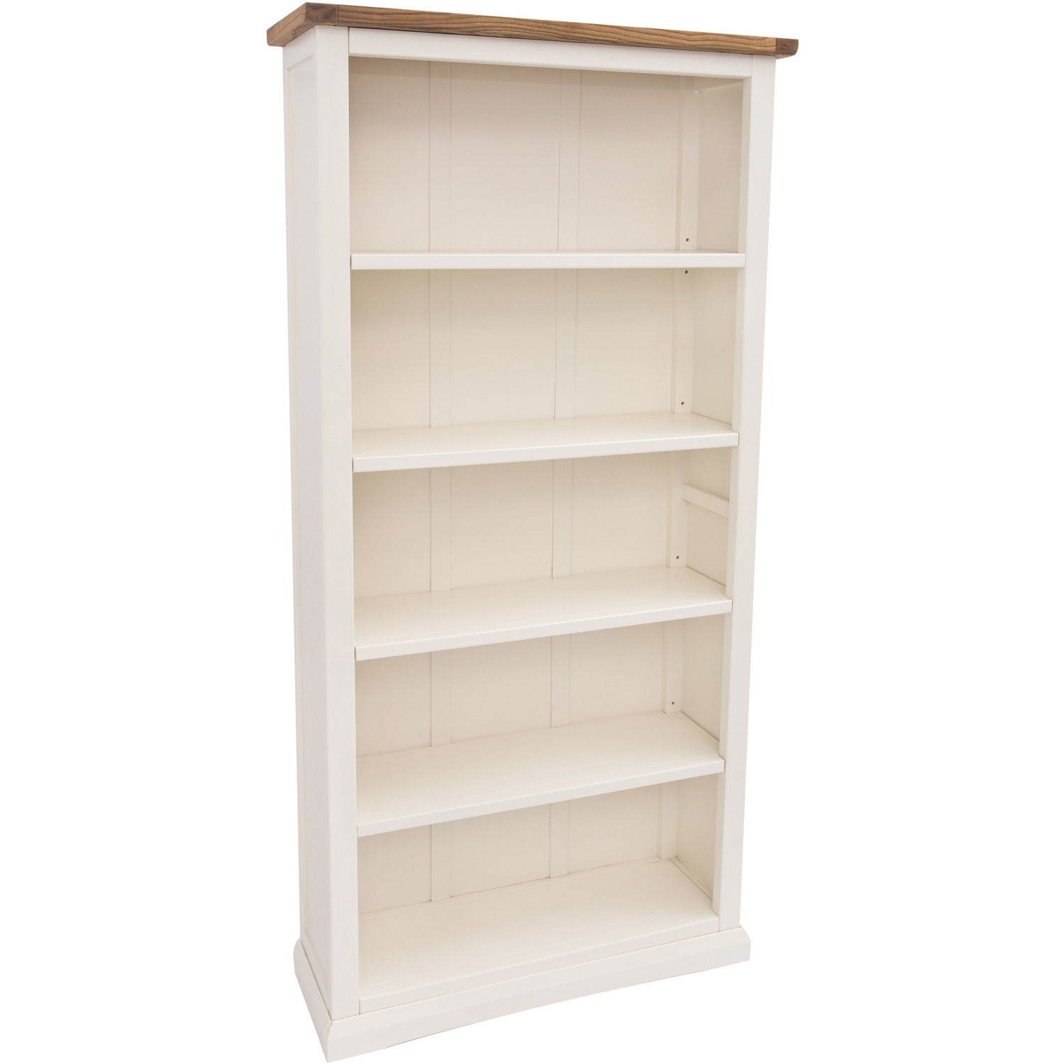 Rackhams White Bookcase With Plinth 180X90x30cm - Off - Image 3