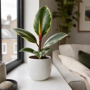 Plants By Post Ficus Belize Pink Rubber Plant A
