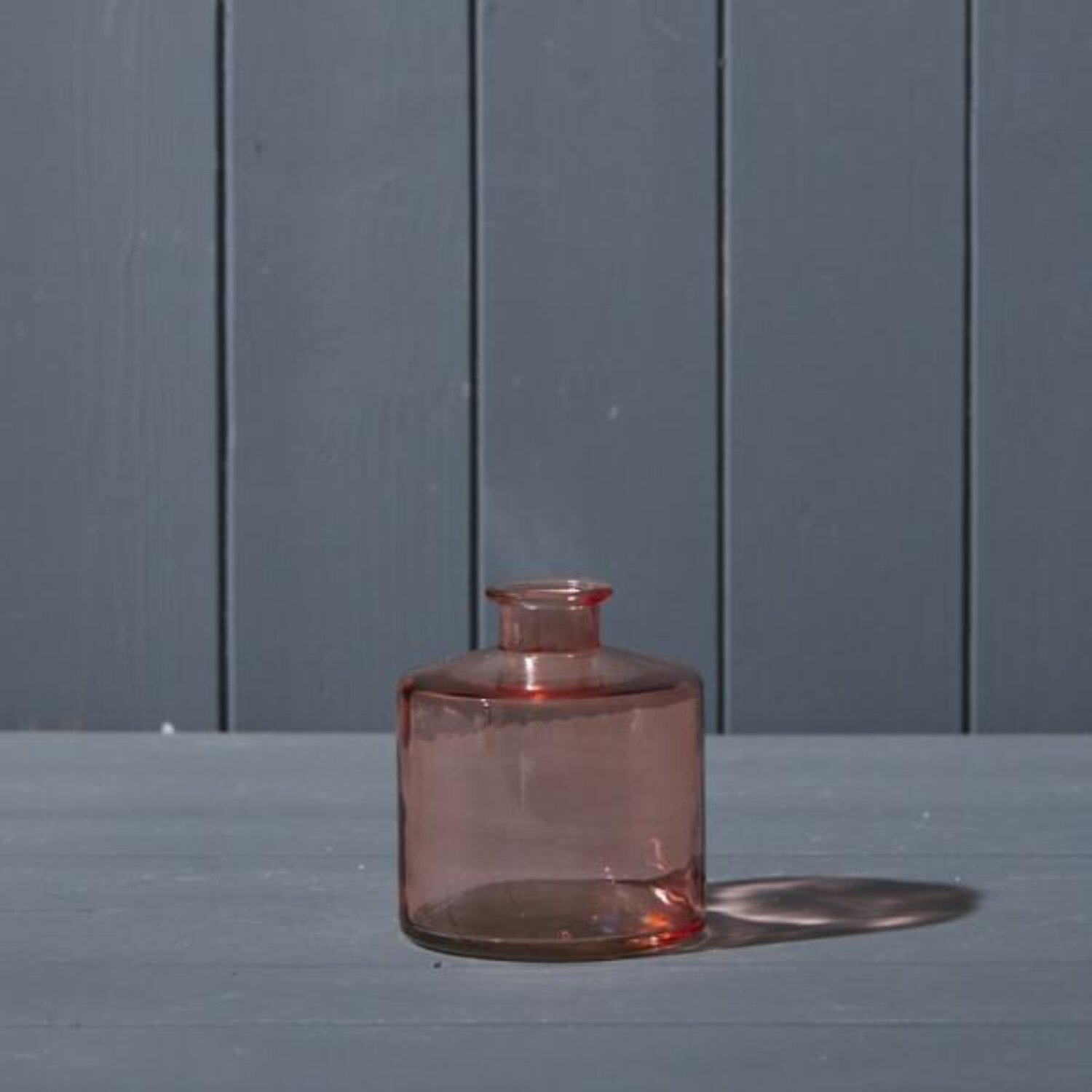 Kdmd Elegant Rose Squat Glass Bottle - Rose