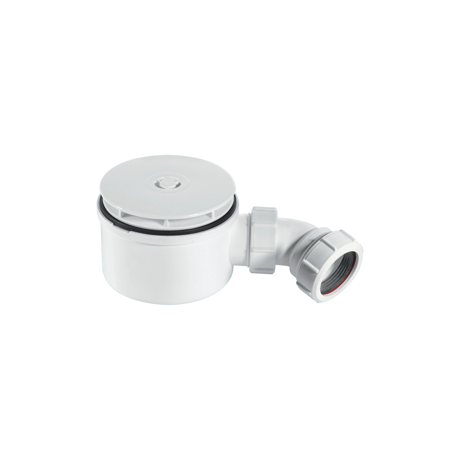 McAlpine shower trap for 90mm hole. 70mm high, 1.5"" outlet. White. ST90WH10-70 - Image 5