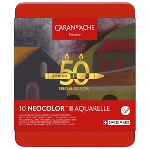 Neocolor II Aquarelle 50 Years Edition - Dark Colours / 10 Pack