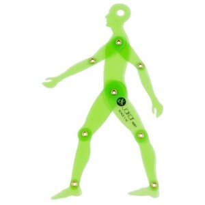 Male Silhouette Movable Template - Green / 175mm