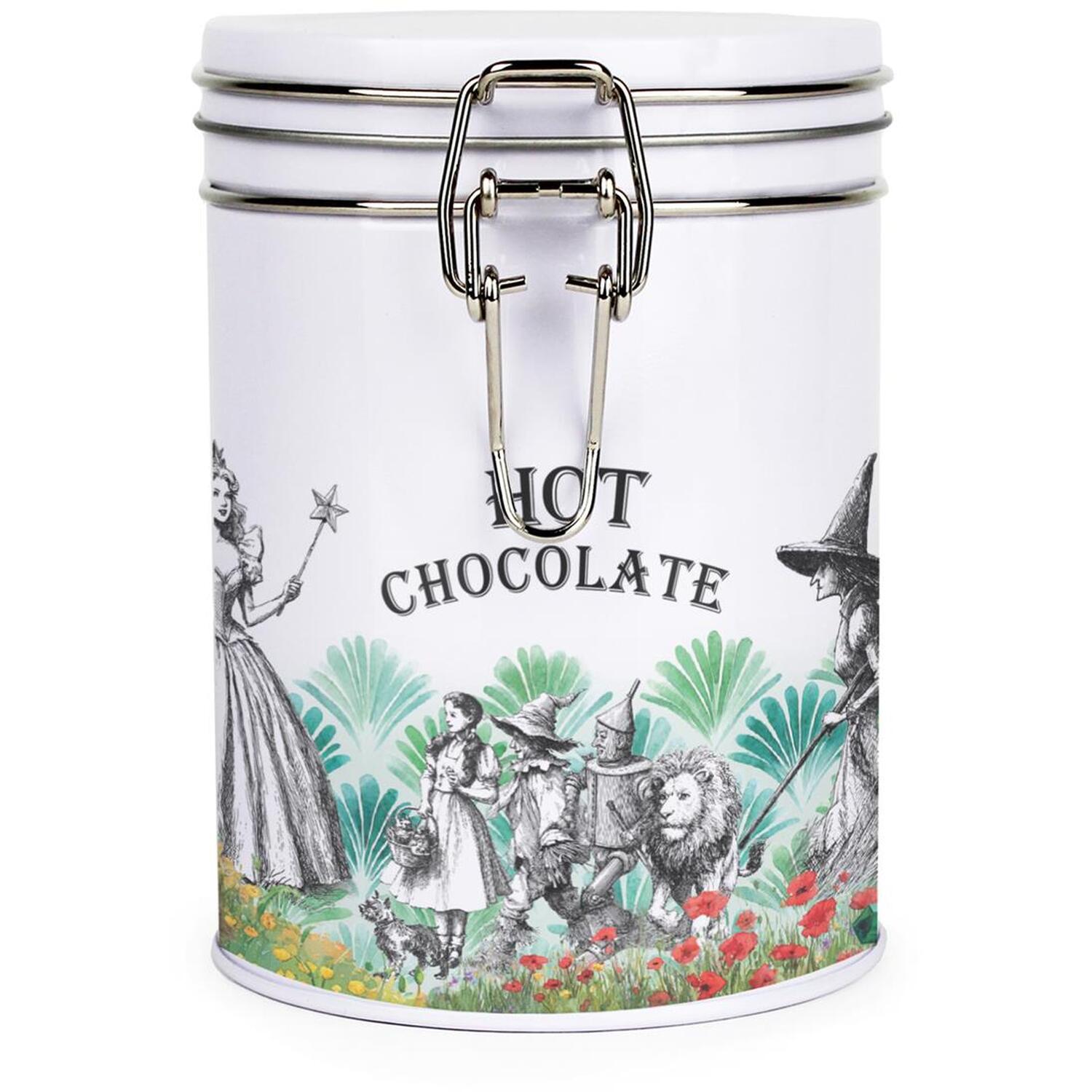 Purely Home Wizard of Oz Hot Chocolate Canister - White Metal Clip Lid Kitchen Storage Jar/Container Gift 700ml (13cm x 9.5cm) - Image 3
