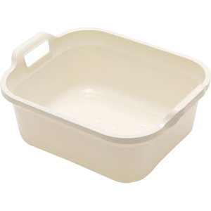 Addis Washing Up Bowl With Handles Linen Cream 10 Litre