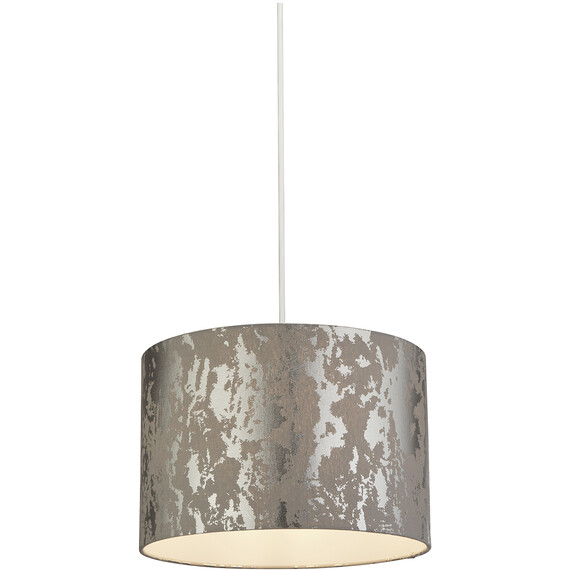Grey And Silver Foil Effect Shade
