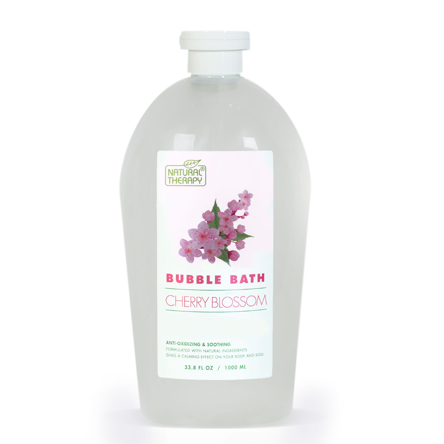 Natural Therapy Cherry Blossom Bubble Bath 1000ml