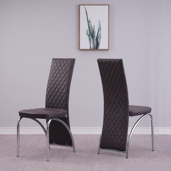 Irine Black Faux Leather 