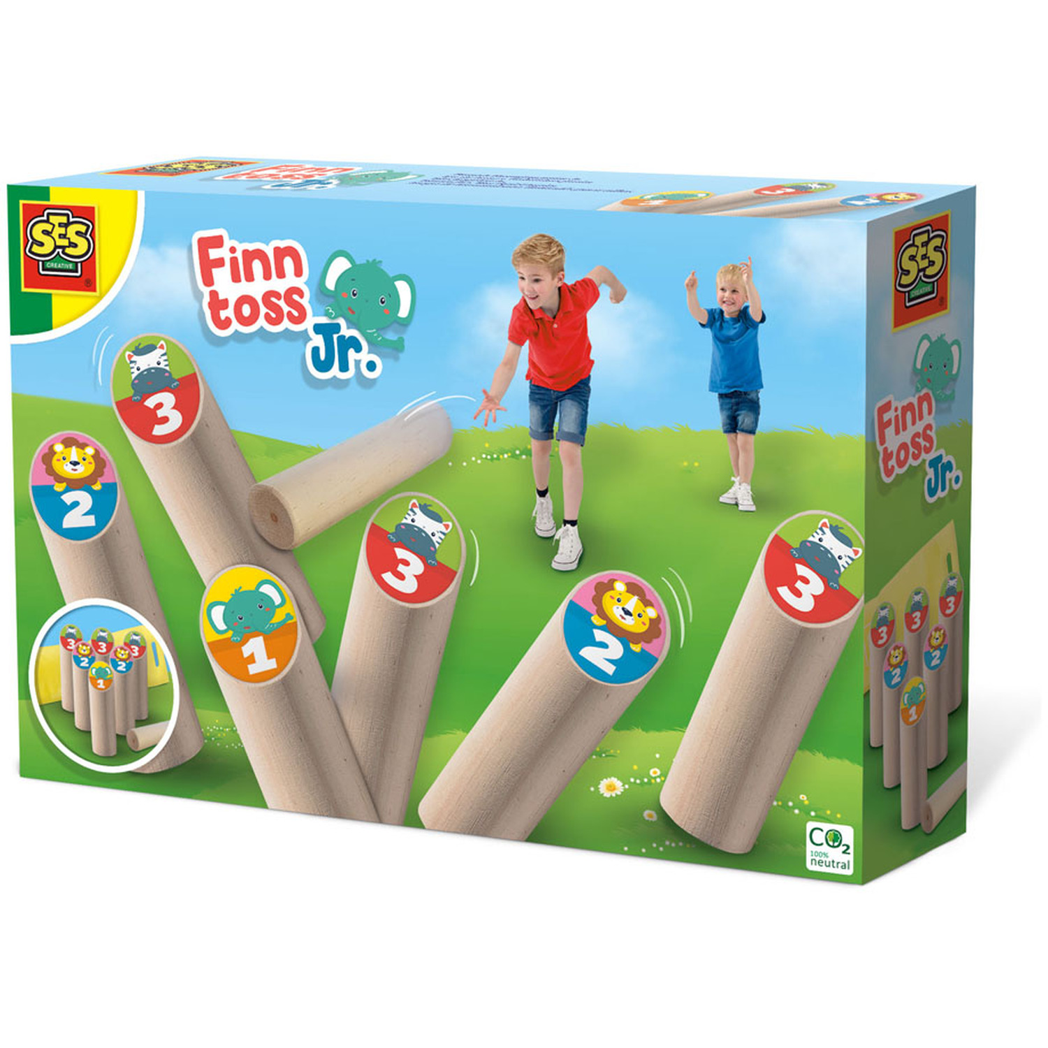 Image of SES CREATIVE Finntoss Jr. Finnish Throwing Game - Black