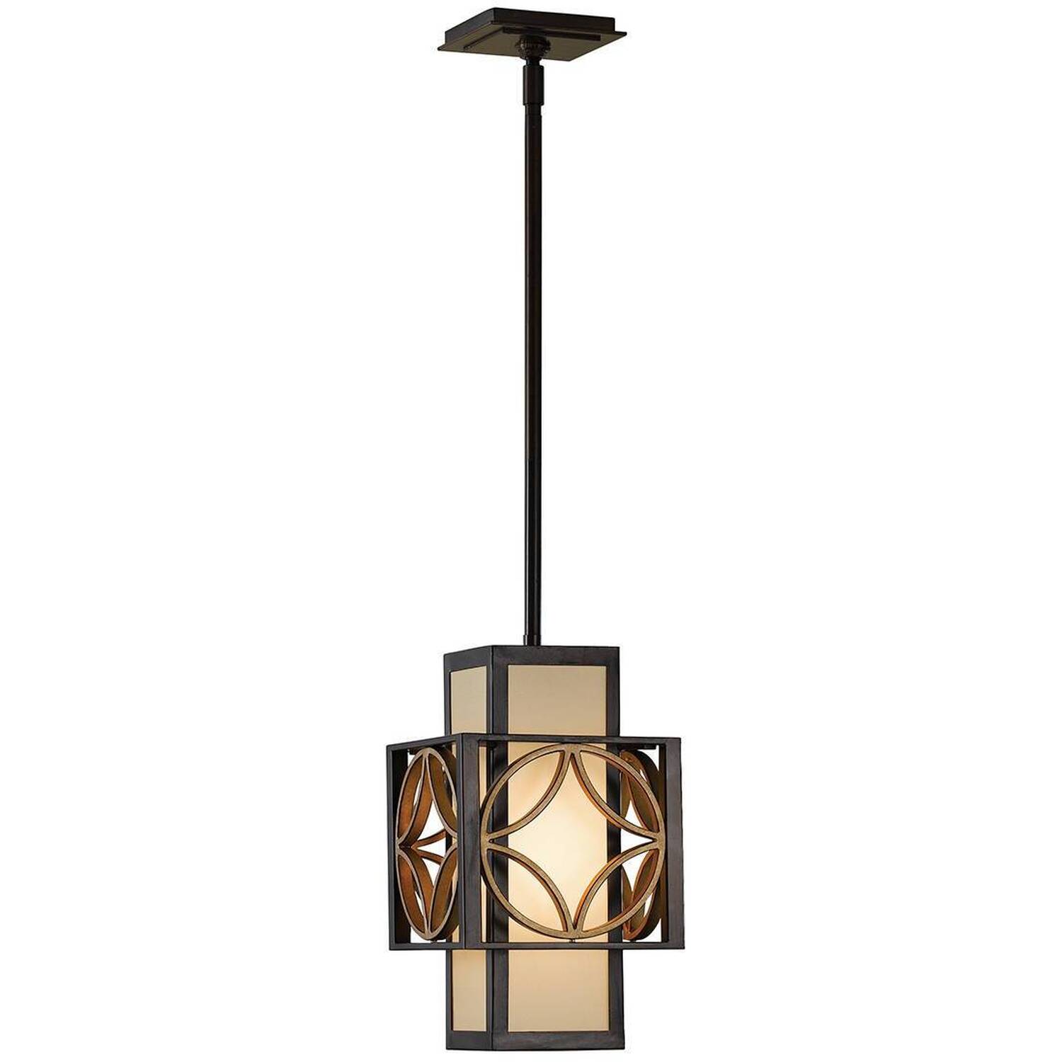Remy 1 Light Ceiling Pendant Gold, Bronze, E27 - Heritage Bronze