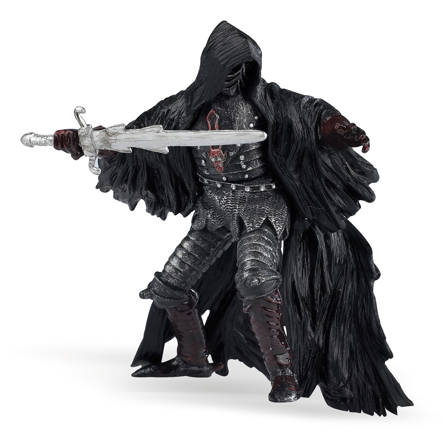 Image of PAPO Fantasy World Faceless Horseman Toy Figure - Black