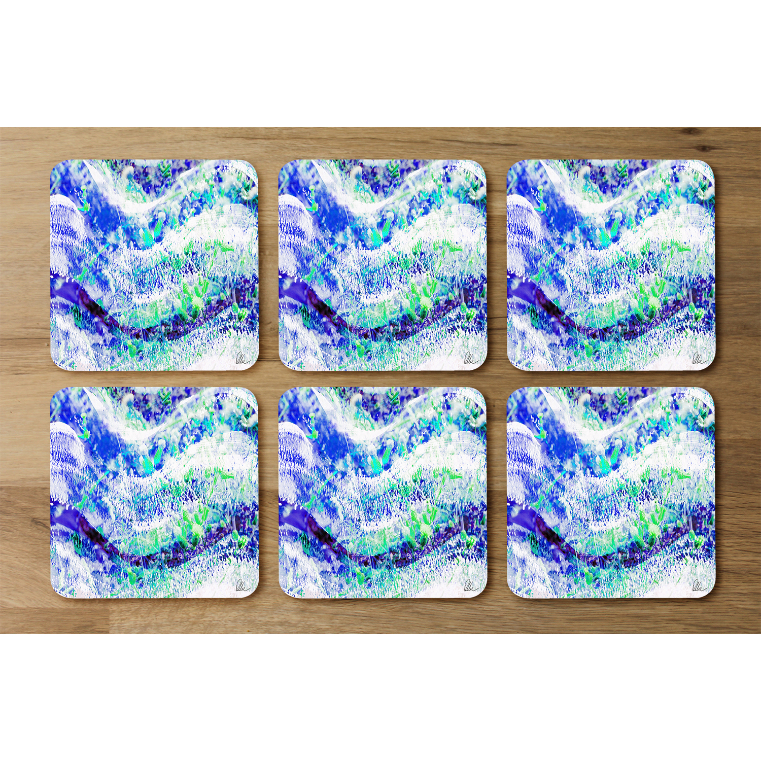 Blue Wilderness Coaster - Blue