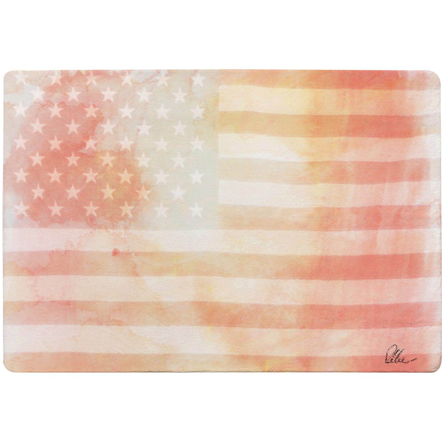 American Flag Rug - Orange / 150cm thumbnail