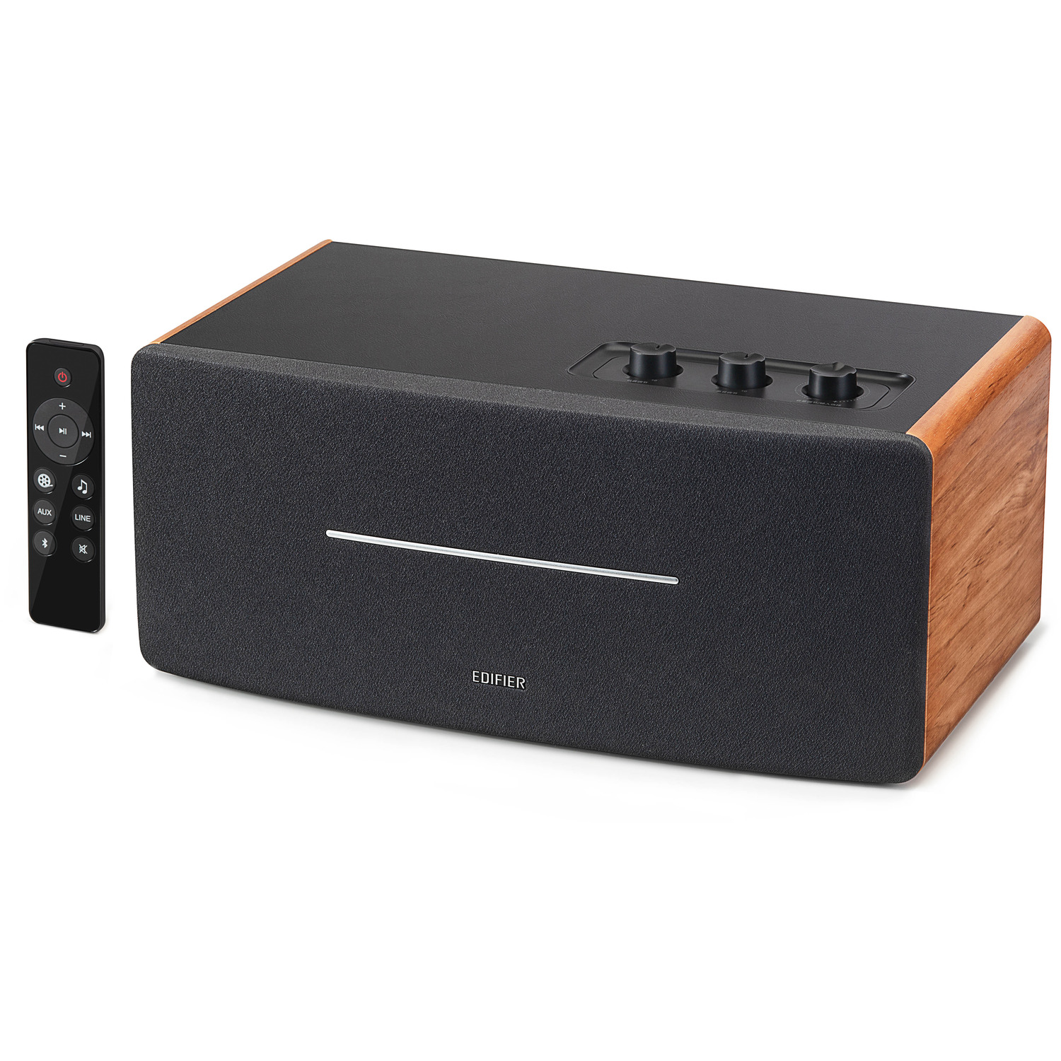 D12 2.1 Stereo Bluetooth Speaker - Brown