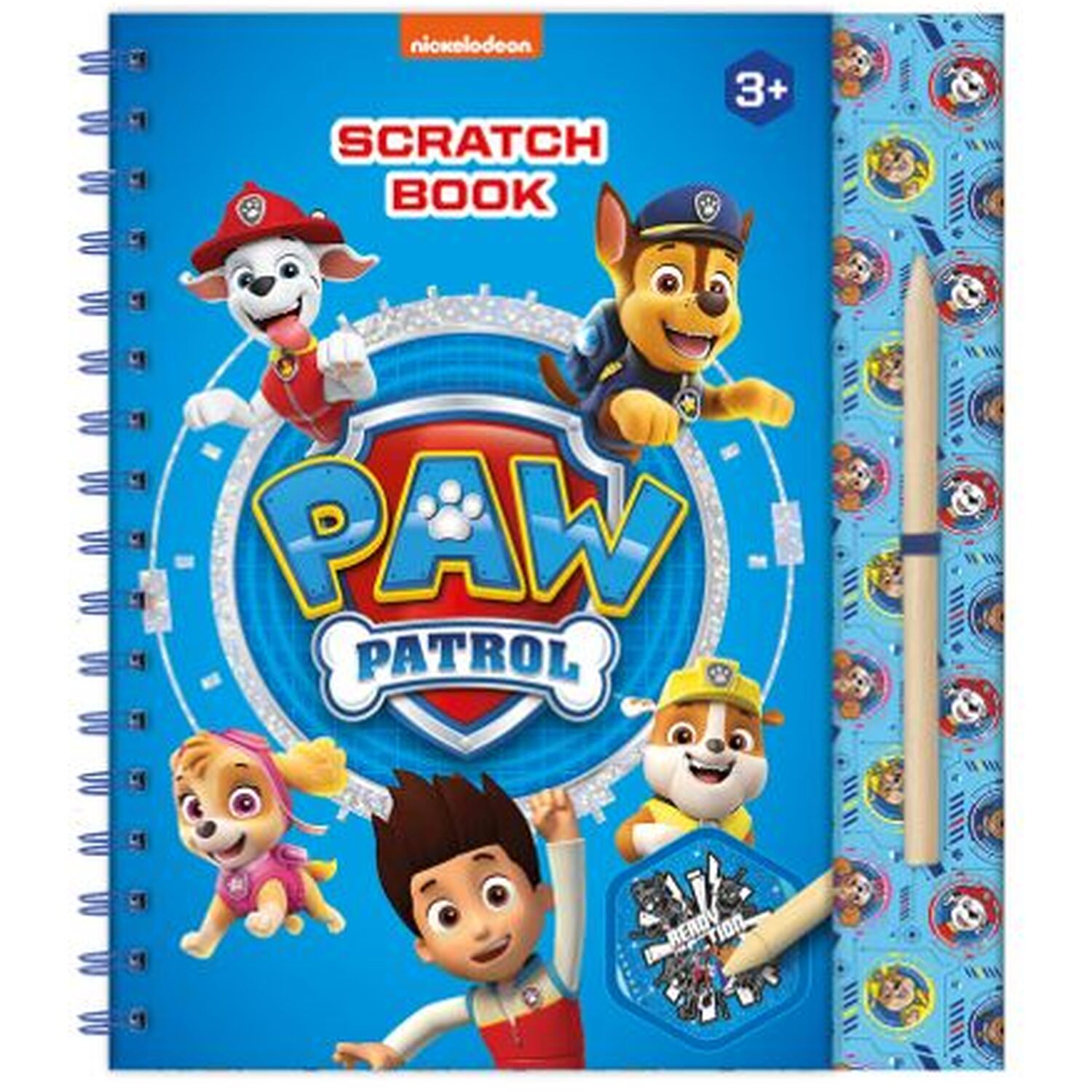 Totum Paw Patrol Scratchbook - Blue