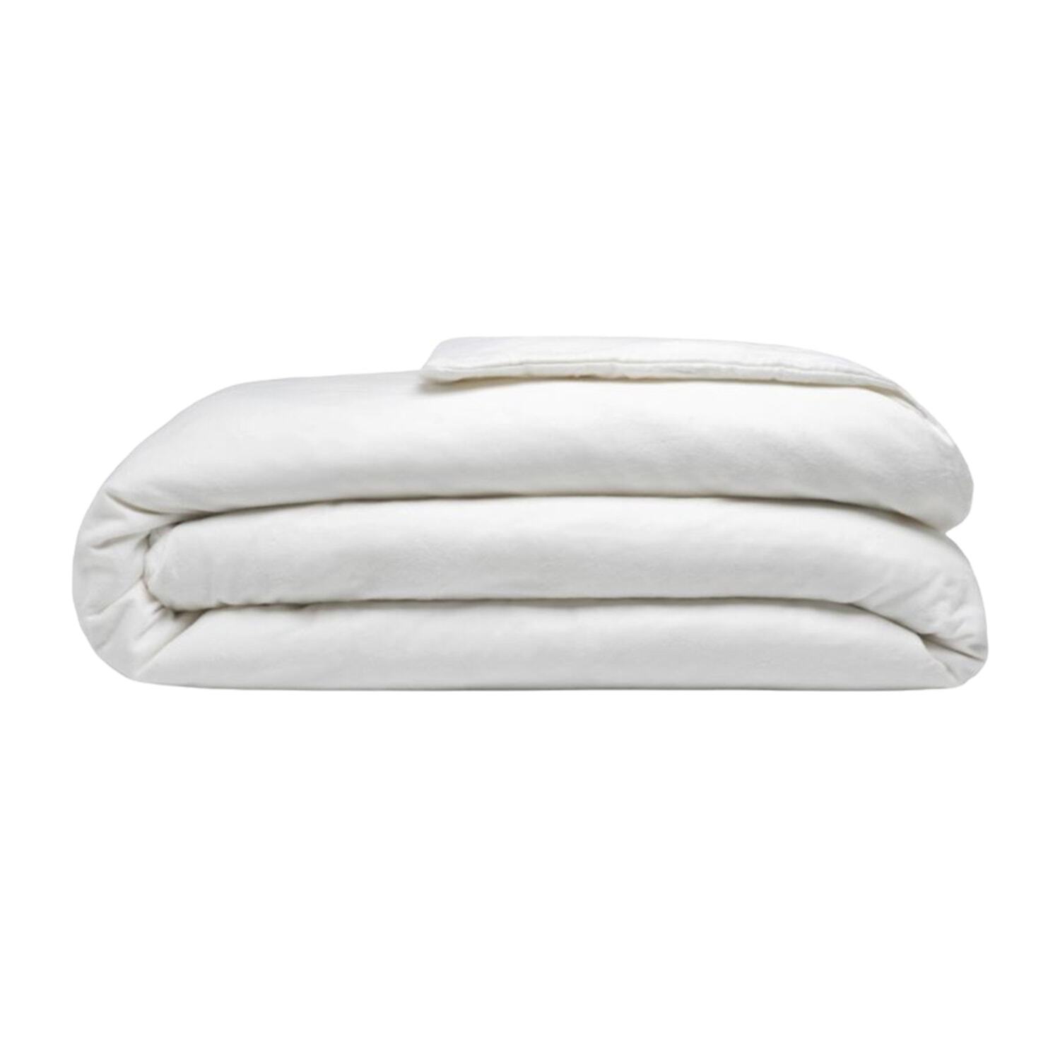 Brushed Cotton Duvet Cover - BM305 - White / Kingsize