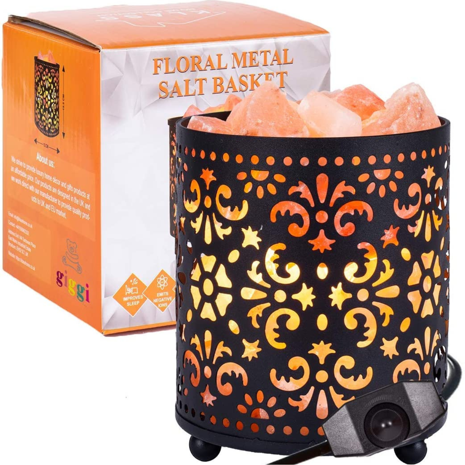 Image of Himalayan Salt Lamp Metal Baskets -&hellip;