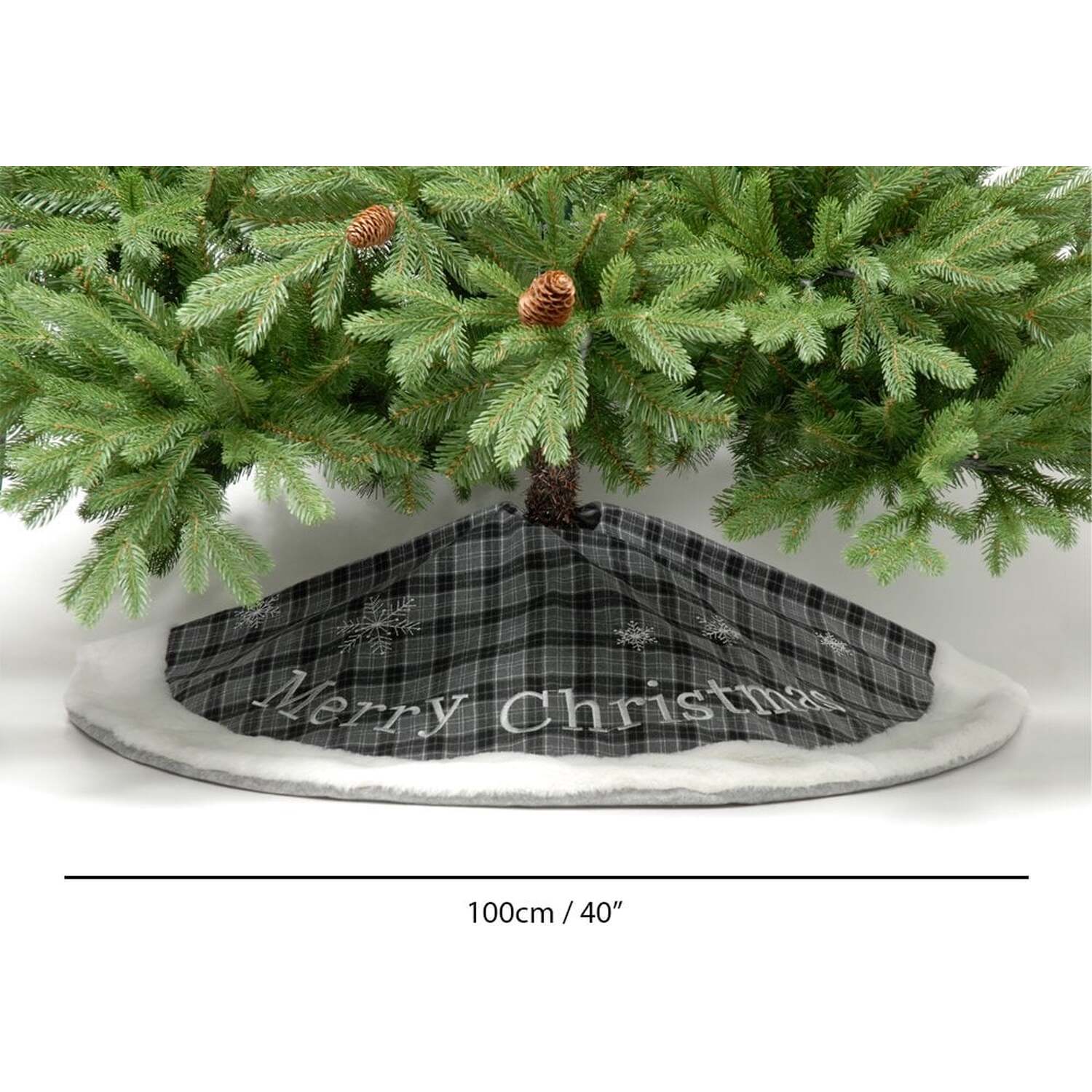 Currie or Curry Tartan Christmas Tree Skirt