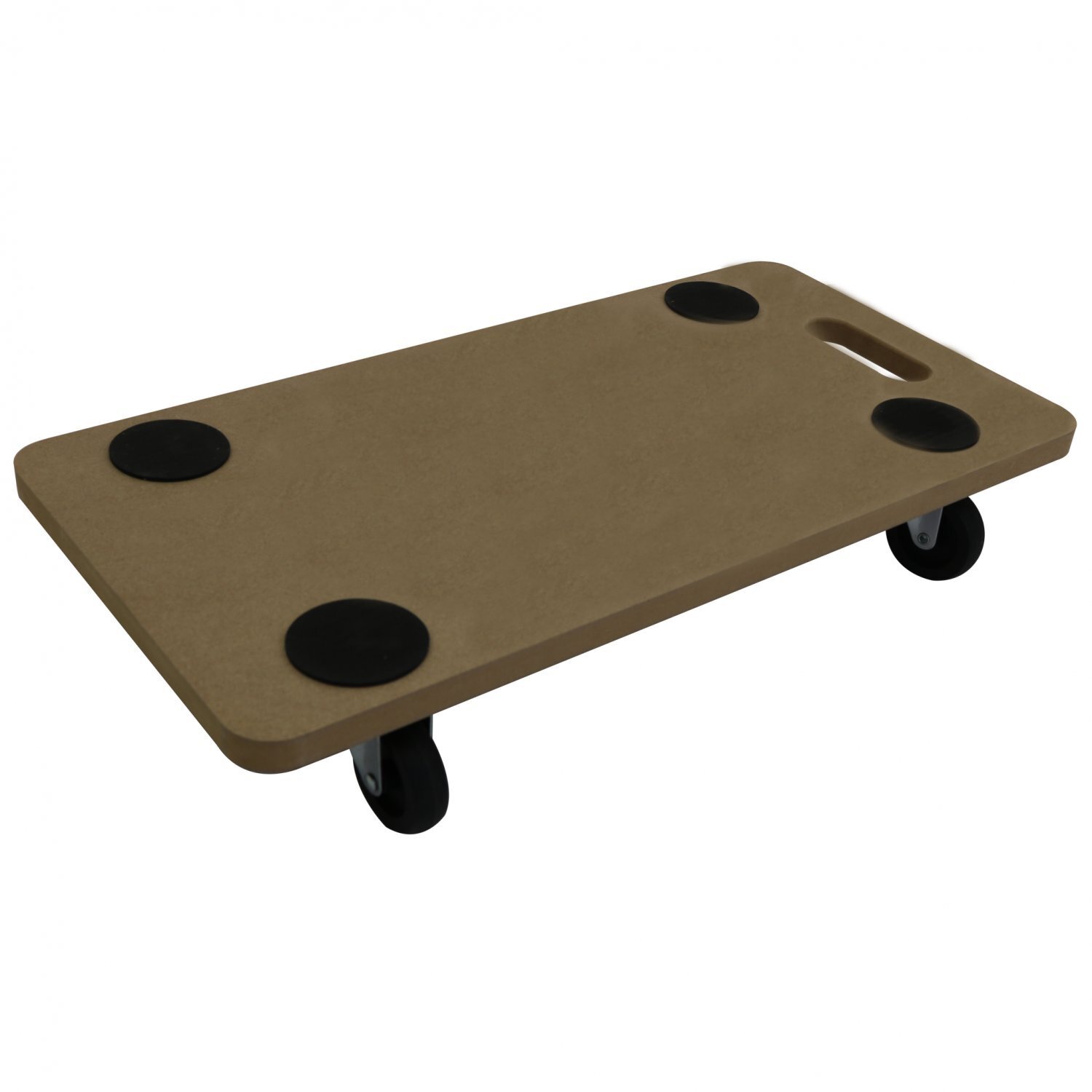 Oypla 150Kg Wheeled Platform Dolly Furniture Mover - Brown