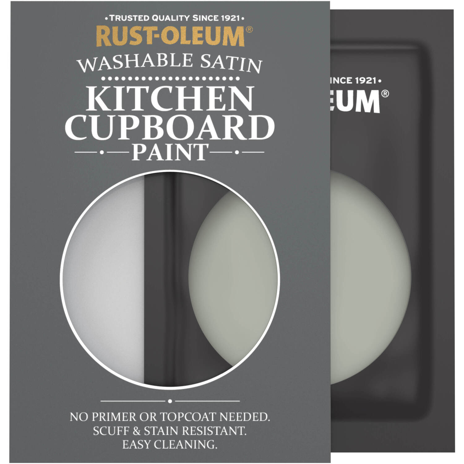 Rust-Oleum Kitchen Cupboard Satin Finish Tester Sachet - Tea leaf 10ml - Tea Leaf