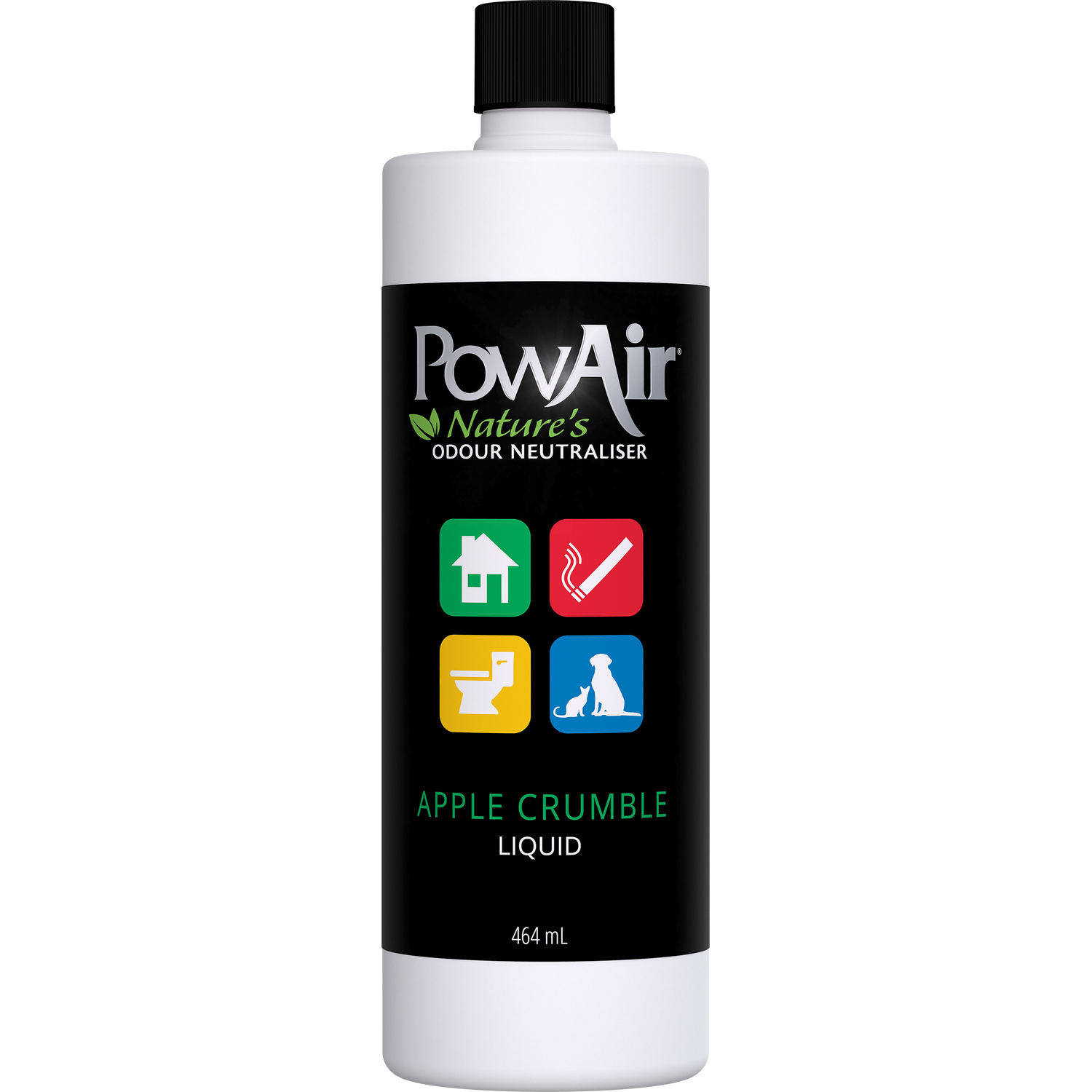 PowAir Liquid Natural Odour Neutraliser - Apple Crumble / 464ml / Apple Crumble