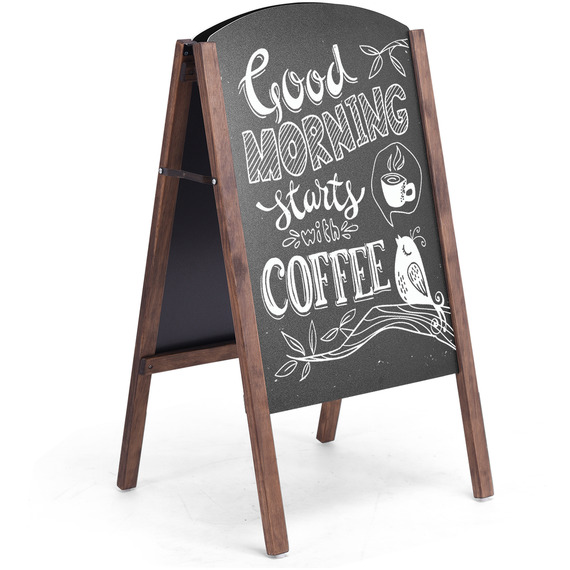 Costway A Frame Blackboard-Black