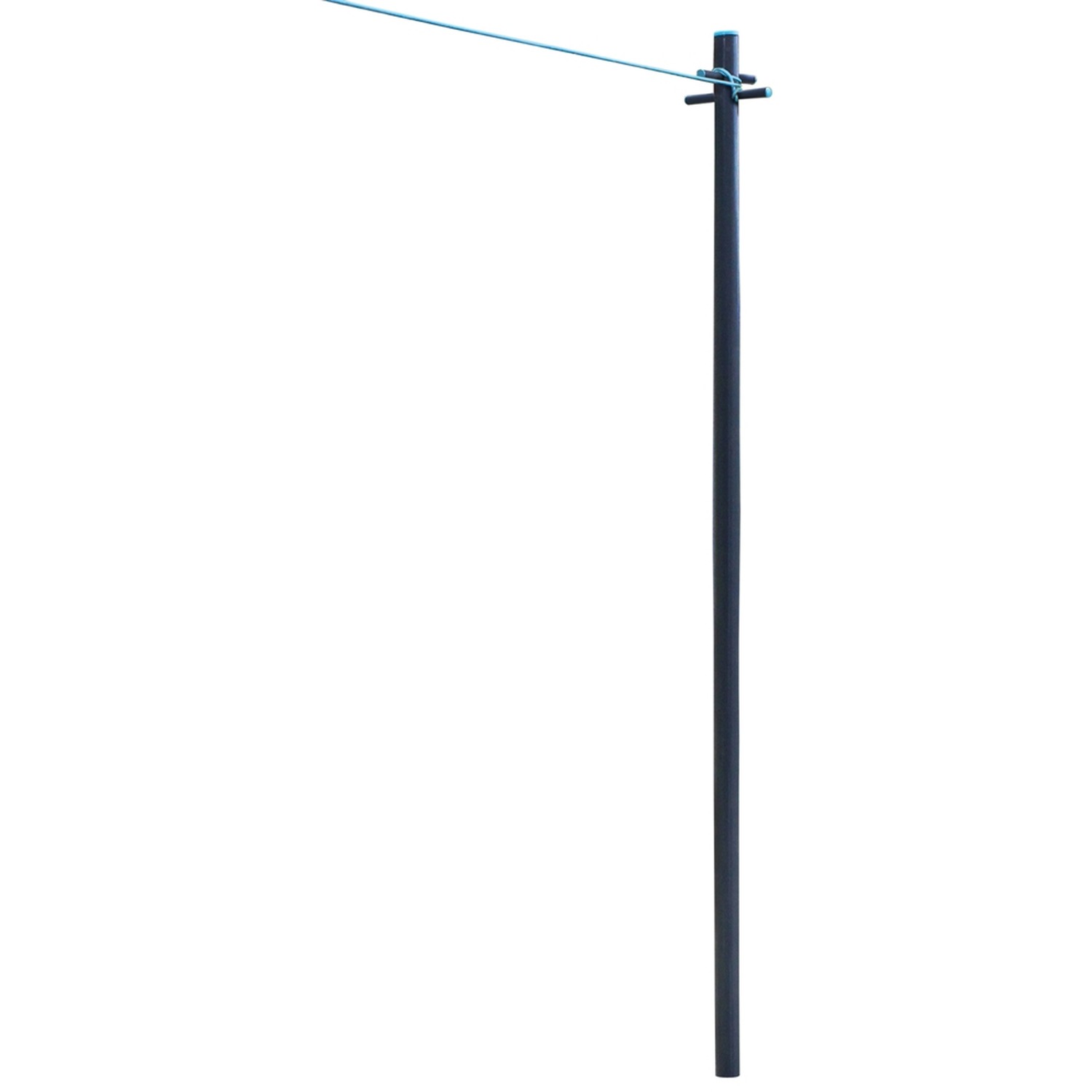 Image of 2.4M Washing Line Post - Grey