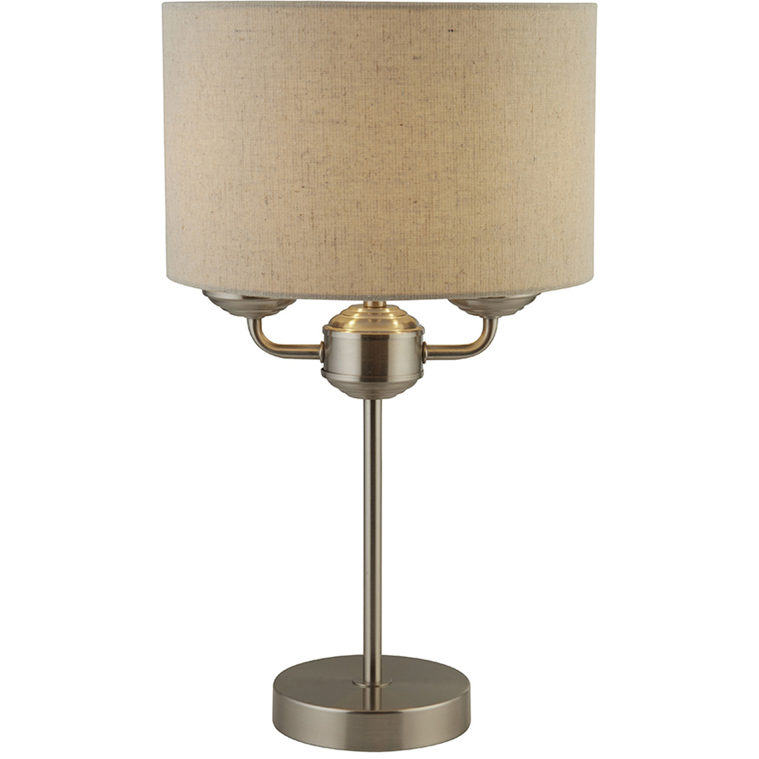 Image of 2Lt Table Satin Silver With Cream&hellip;