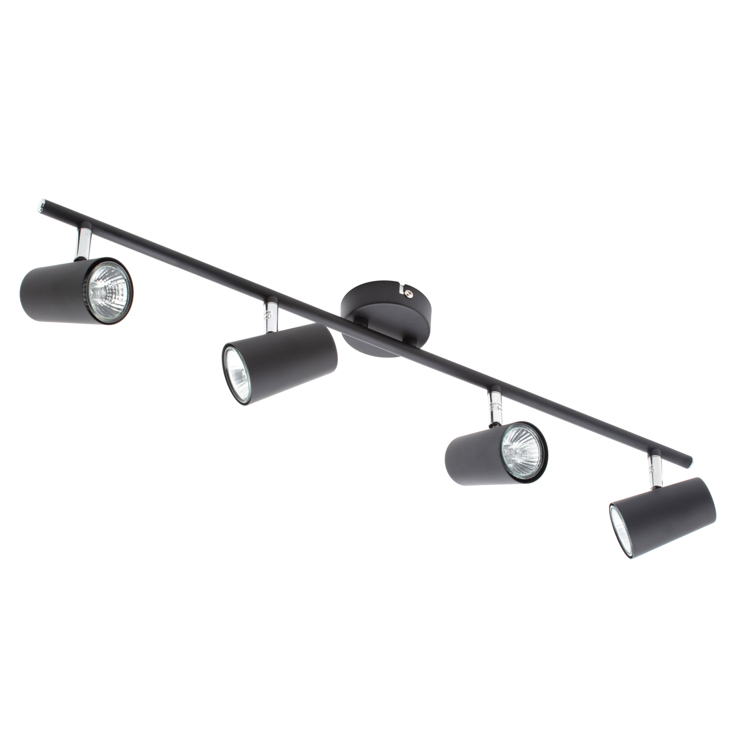 Chobham Adjustable 4 Light Spotlight Bar - Black