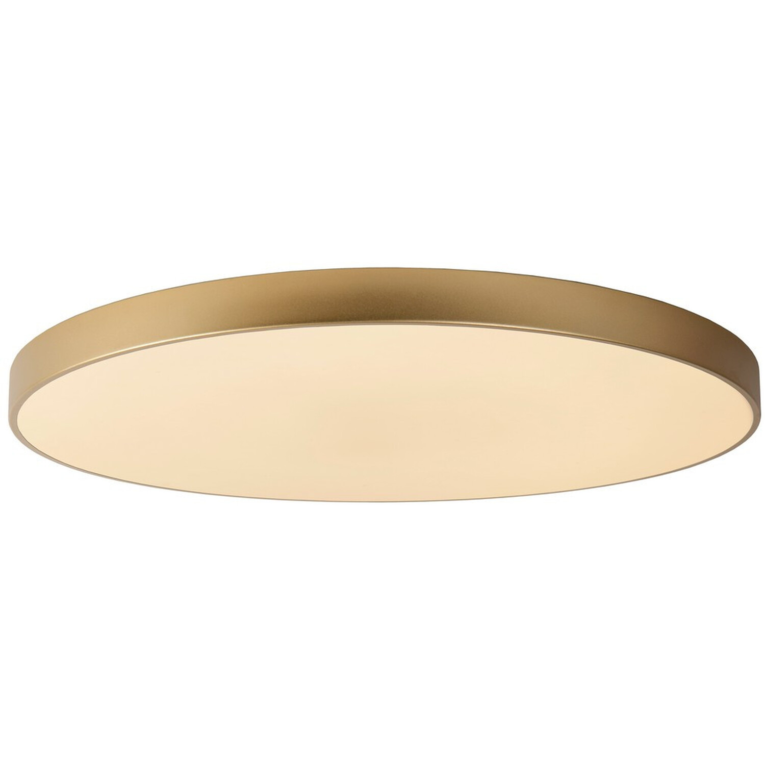 Unar 80cm Modern Flush Ceiling Light Gold - Brass thumbnail
