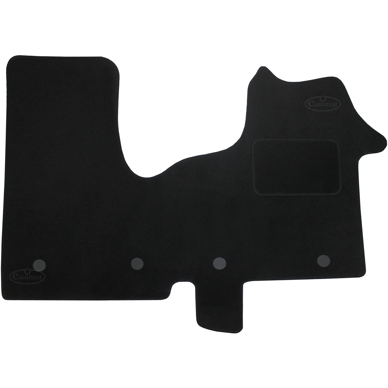 Renault Trafic Vauxhall Vivaro 2014 onwards Tailored Carpet Van Mat - Black