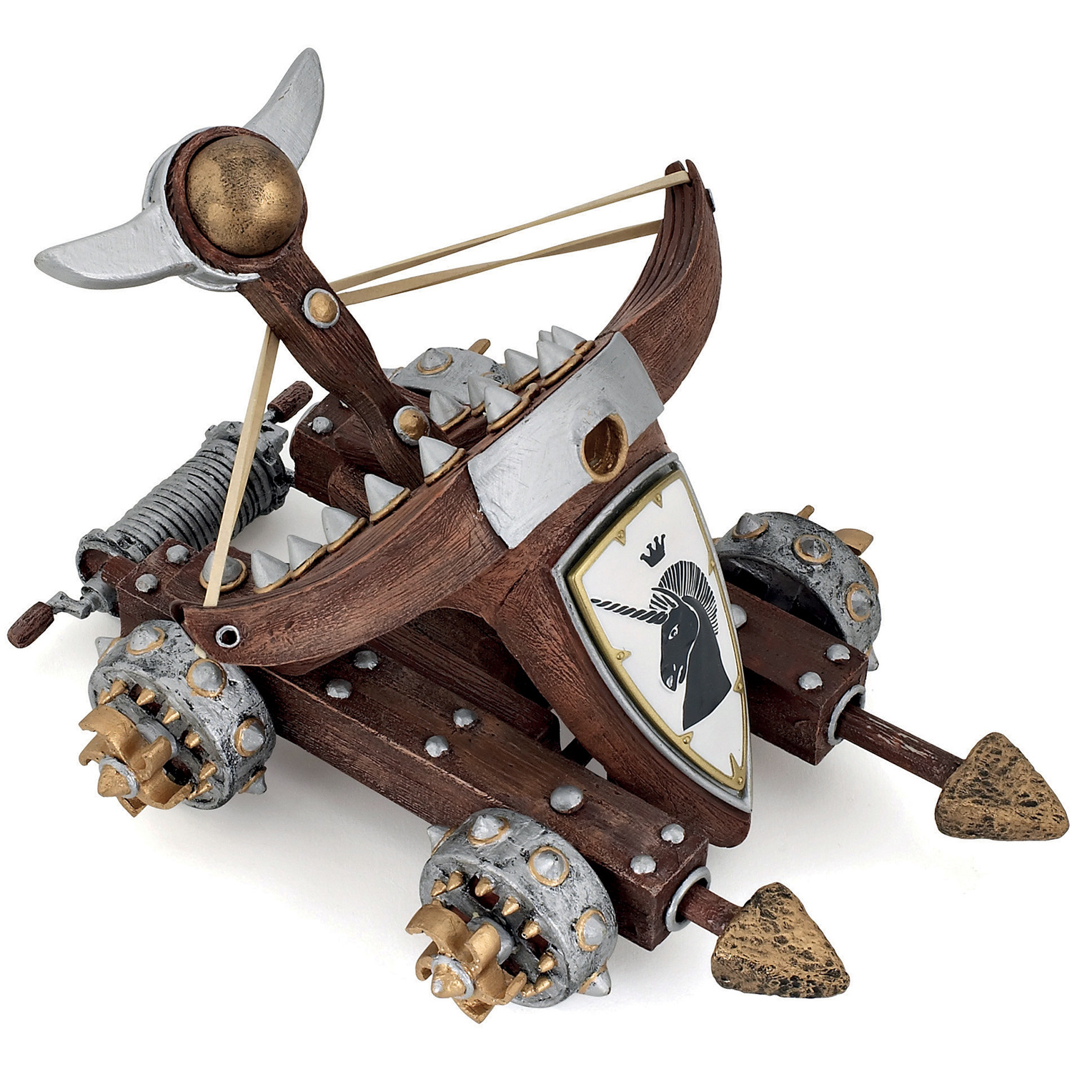 PAPO Fantasy World Arrow-Firing Catapult Toy Figure Accessory - 39932 - Brown