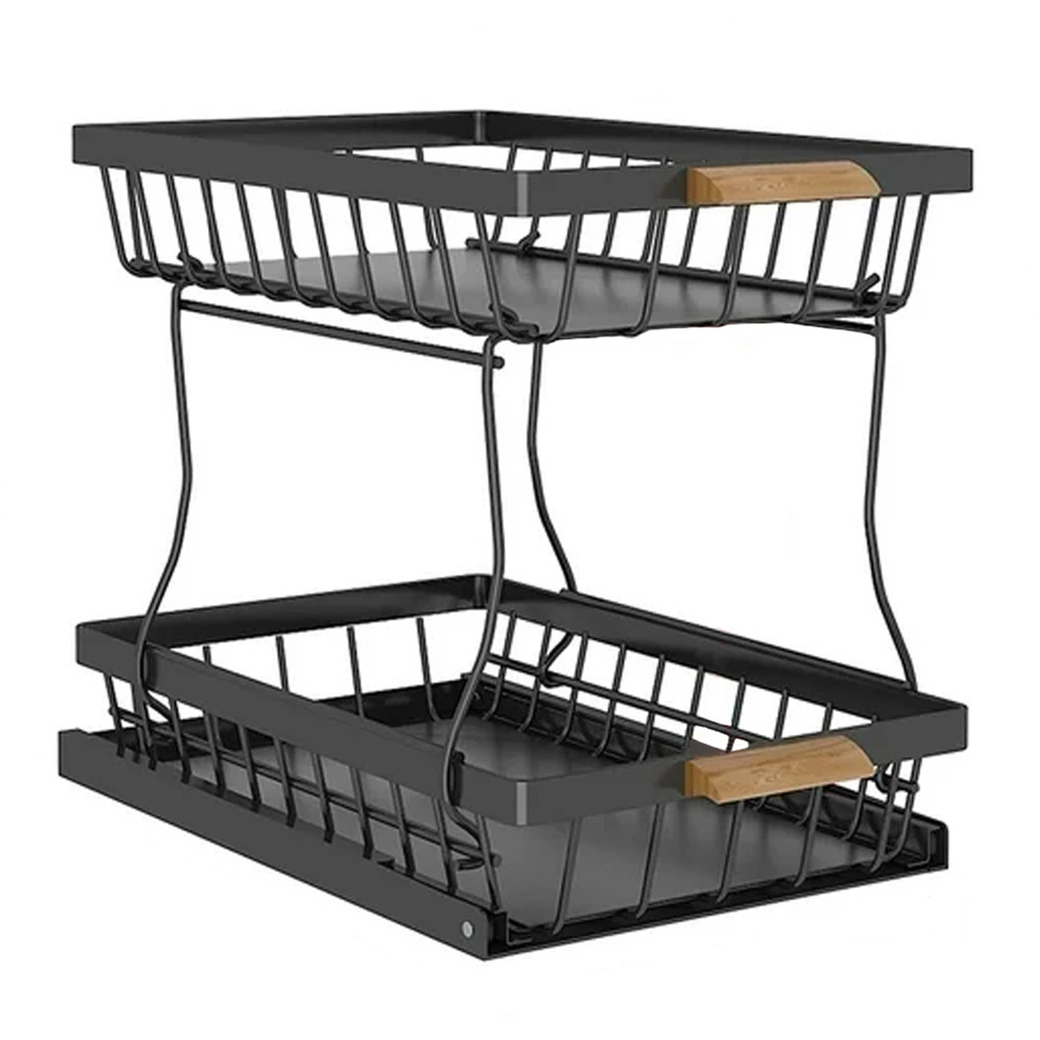 Image of 2-Tier Pull-Out Kitchen Sink Space-Saving Storage&hellip;