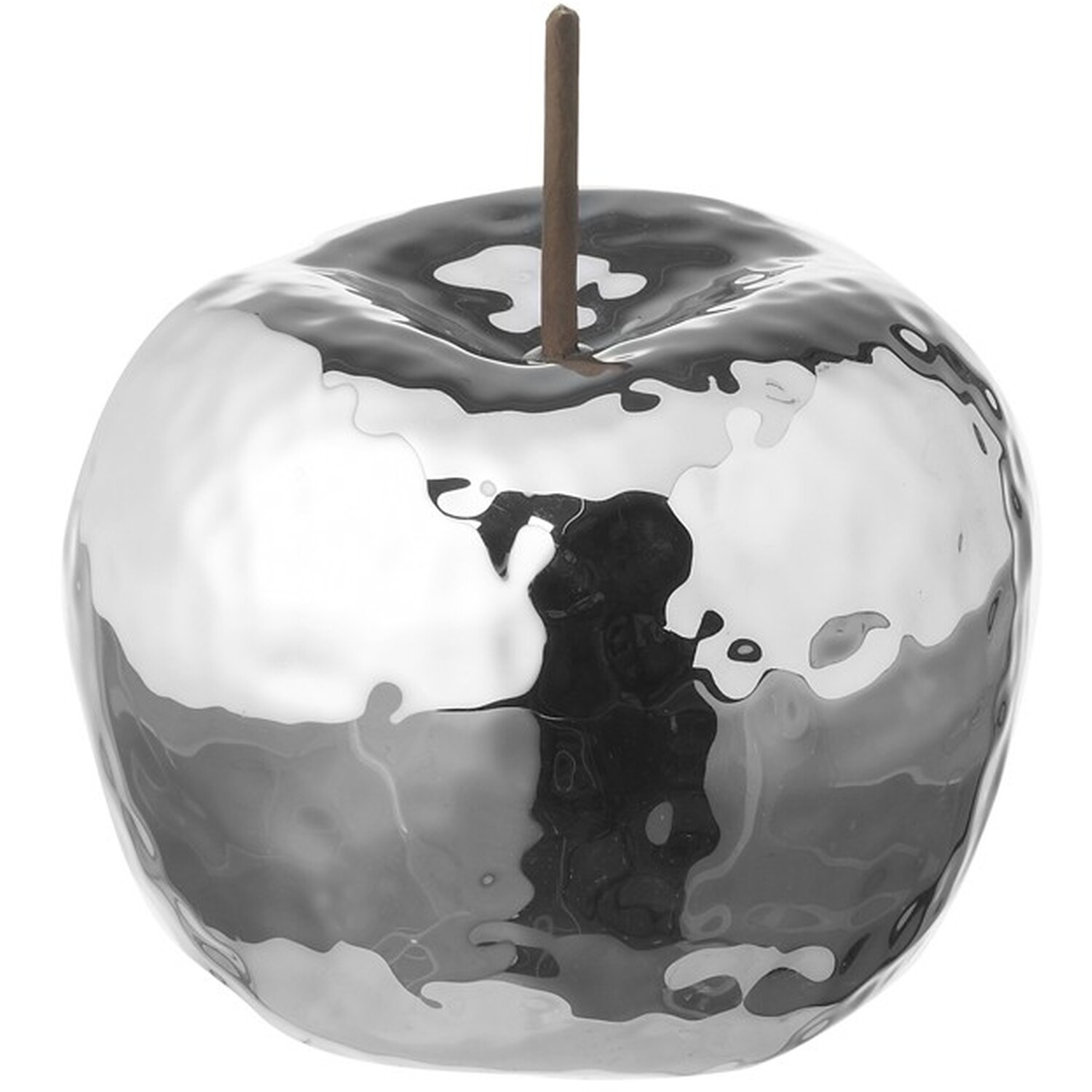 Apple & Pear Ornament - Silver / Apple