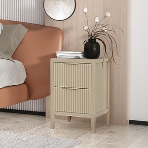 Clay Castel 2 Drawer Bedside Table shot 4775540