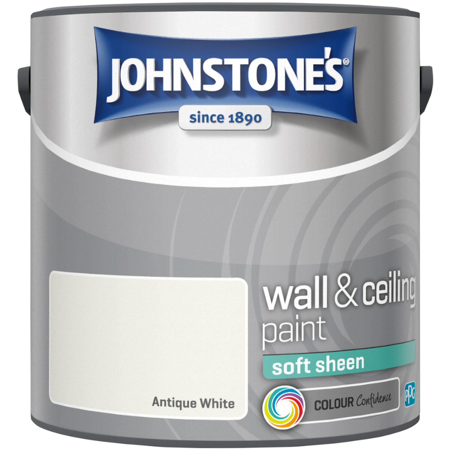 Johnstone's Soft Sheen Emulsion Paint - Antique White / 2.5L