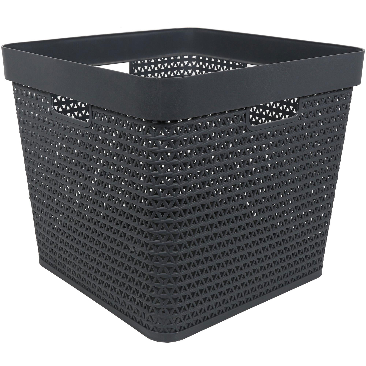 Leche Square Basket - Grey