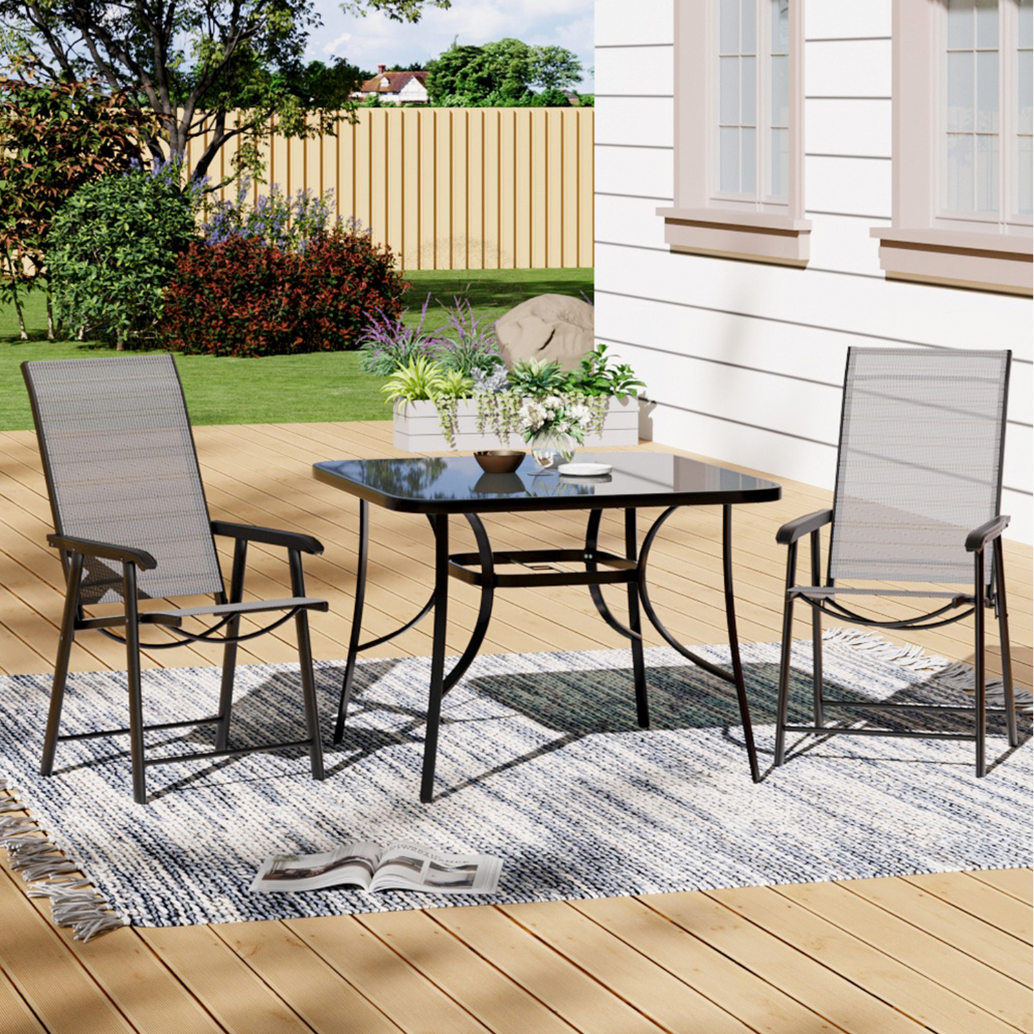 the range folding garden chairs