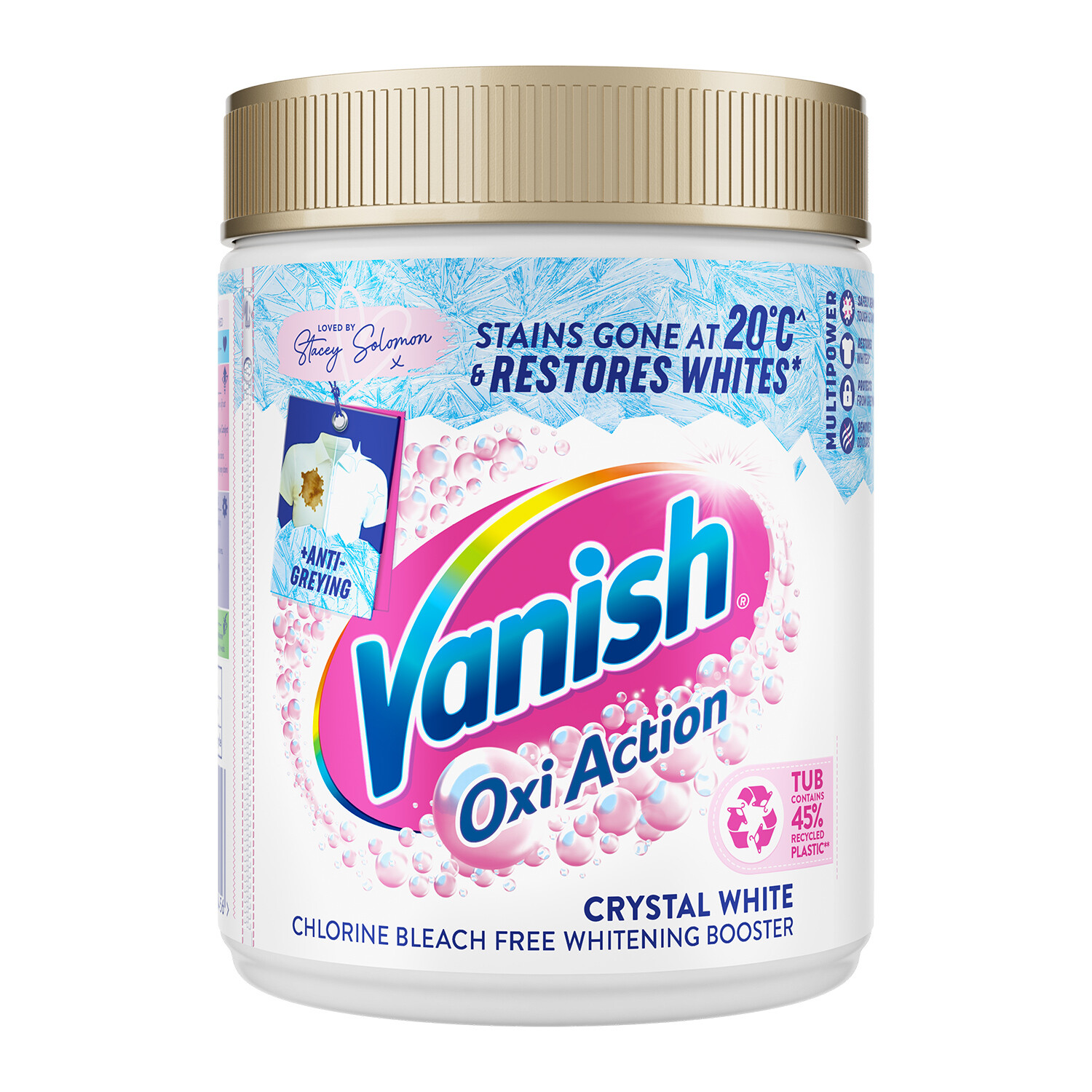 Vanish Oxi Action Crystal White Whitening Booster - Crystal White / 850g