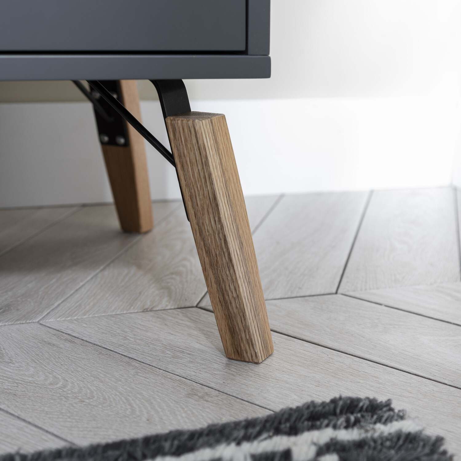Otto Tv Unit In Grey - Grey