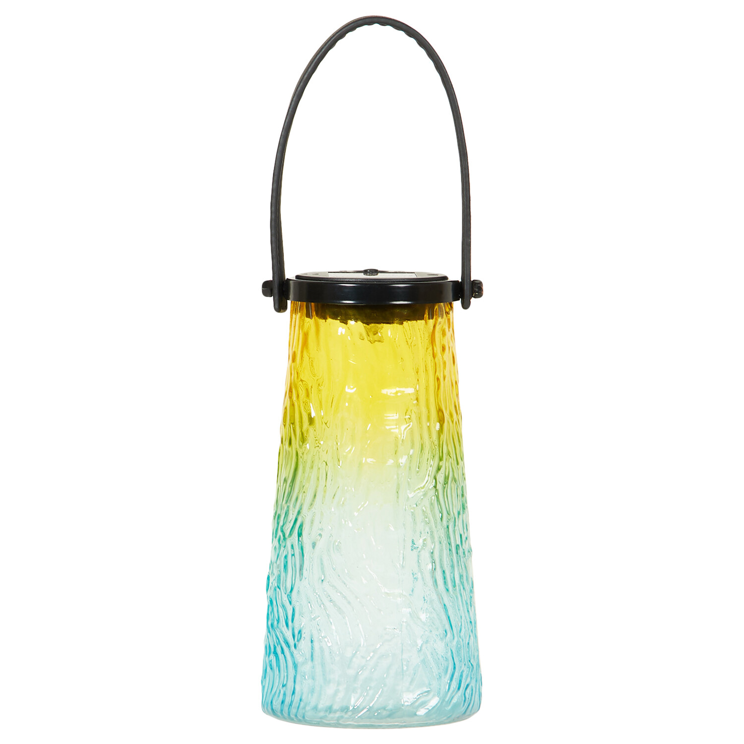 Image of Solar Ombre Glass Lantern - Multicolour