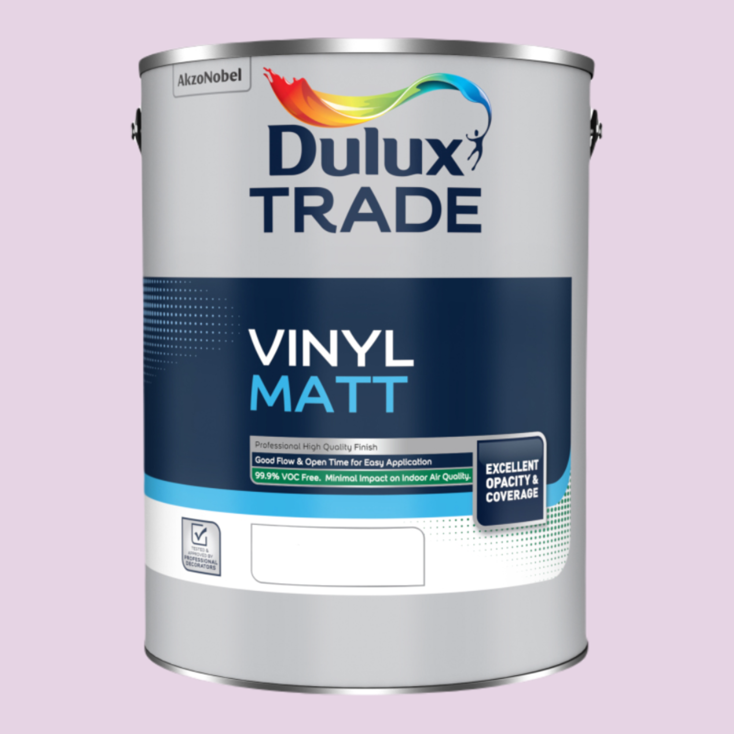 Dulux Trade Pretty Pink Walls and Ceilings Vinyl Matt Paint 5L