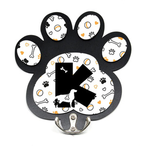 Dog Lead and Harness Hanger Letter K
